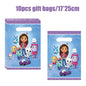 Gabby Dollhouse Birthday Party Supplies Plates Cups Tablecloth Napkins Gabby Cat Birthday Decoration Supply Kit Kids Party Favor