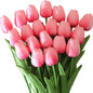 10/30PCS Artificial Flowers Real Touch Tulip Scrapbooking Vase Home Decor Wedding Garden Rose Arch Garland Mother's Day Bouquets