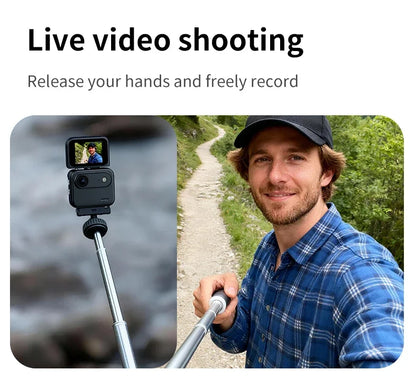 Y360 Action Camera With Flip Screen 4K Ultra HD Recording VLOG-Ready Image Stabilization Wide-Angle Lens Cycling Camera
