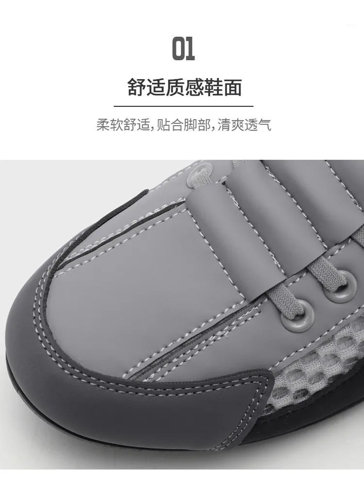 Brand protection  new men's lightweight non-slip breathable wear-resistant running sports fashion versatile casual shoes