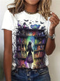 2025 New 3D Cat Print Ladies Urban Street Fashion T-shirt Animal Lover T-shirt Summer Everyday Casual Ladies Short Sleeve Top