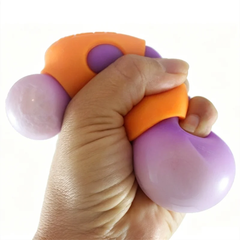 Needoh Groovy Shroom Squishy Fidget Toy Rose Mushroom Form BPA Free Safe Ease Nervous Calm Irritation Desktop Daily Ornament