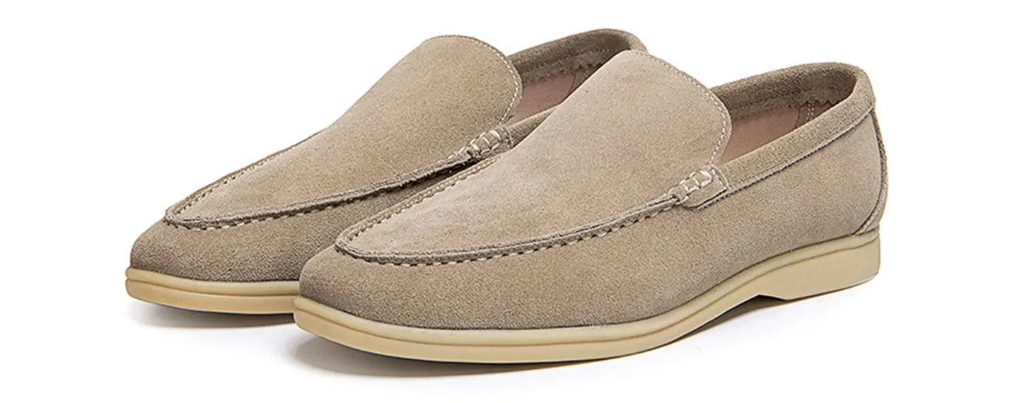 26 Men summer casual loafers made of suede, slip-on pull-on design, easy to wear and take off.LF1246