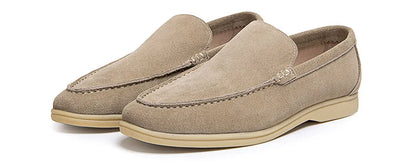26 Men summer casual loafers made of suede, slip-on pull-on design, easy to wear and take off.LF1246