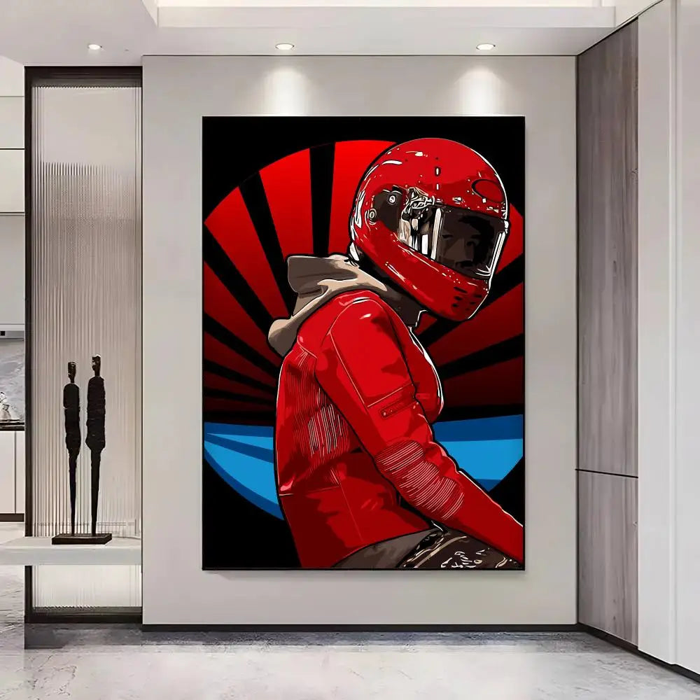 GTA6 Game GTA VI Painting Calligraphy Stylish Wall Art Poster, Bedroom Living Room Home Decor Gift