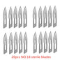20-100pcs Sterile Carbon Steel Surgical Blades Scalpel Knife for DIY Cutting Phone Repair Carving Animal Grooming Maintenance