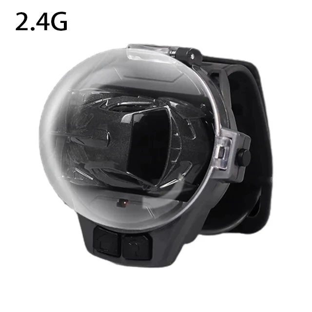 Children RC Car Mini Watch Toys With LED Lights 2.4GHz RC Car Toy Watch Rabbit Crab Racing Toys RC Car Girls Boys Birthday Gift