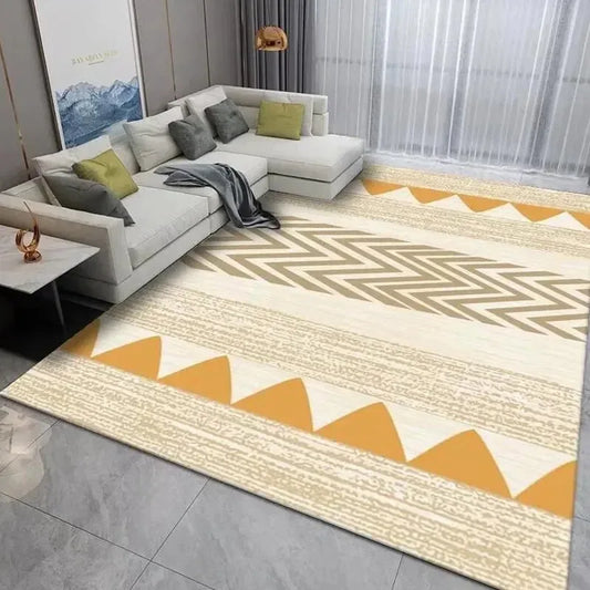 Living Room Colored Carpet Sofa Table Bedroom Floor Decoration Carpet Non-Slip Home Corridor Balcony Lounge Mat
