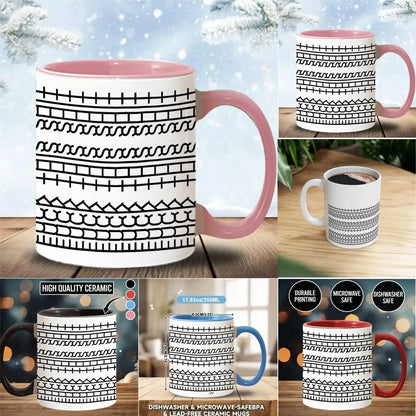 Hide Message Coffee Mug Ceramic Chocolate Milk Cup Modern Coffee Lover Gift Kitchen Accessories Message Coffee Tumbler