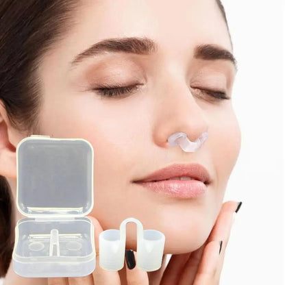 Soft Silicone Anti Snoring Nose Clip Gentle Nasal Opening Increase Airflow Reduce Snoring Easy Wear Improve Sleep Quality