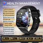 2026 New Accurate Diagnosis Smart Watch ECG Blood oxygen BP Uric acid Lipids Health HD AMOLED Screen call Smart watch Men Women