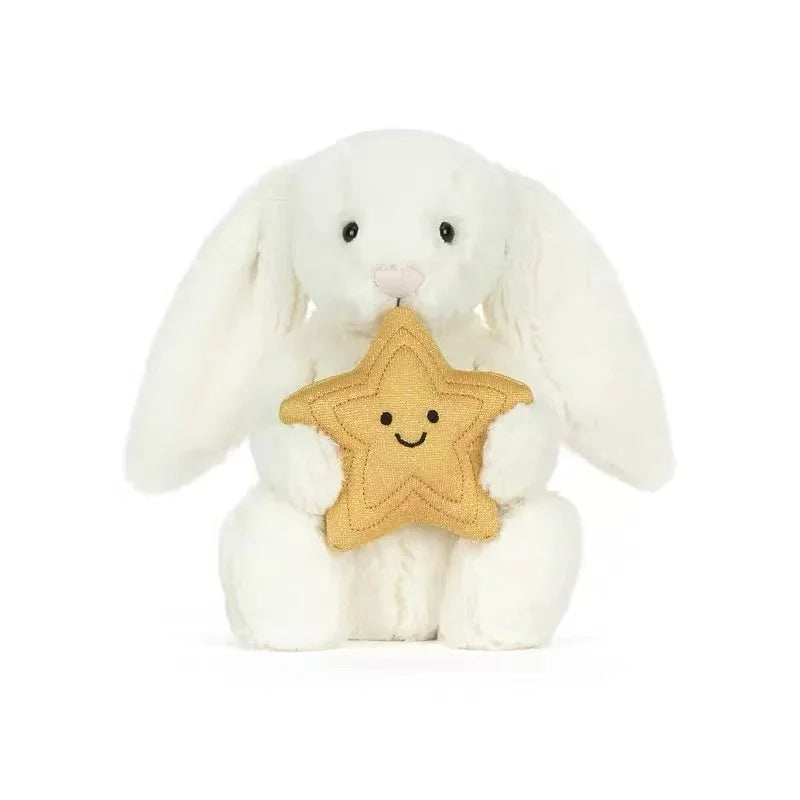 2026 New Spring Series Plush Toy Barcelona Bear Narcissus Aromatherapy Soothing Bonny Real Fur Series Bonny Bunny