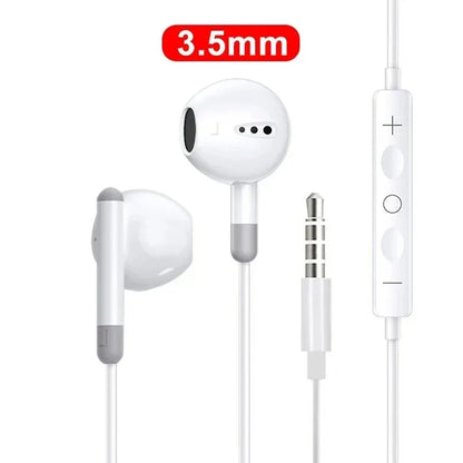 Wired Earphones For iPhone 17 16 15 Pro Max In-Ear Earbuds 14 13 12 Headphones For Samsung Xiaomi Headsets