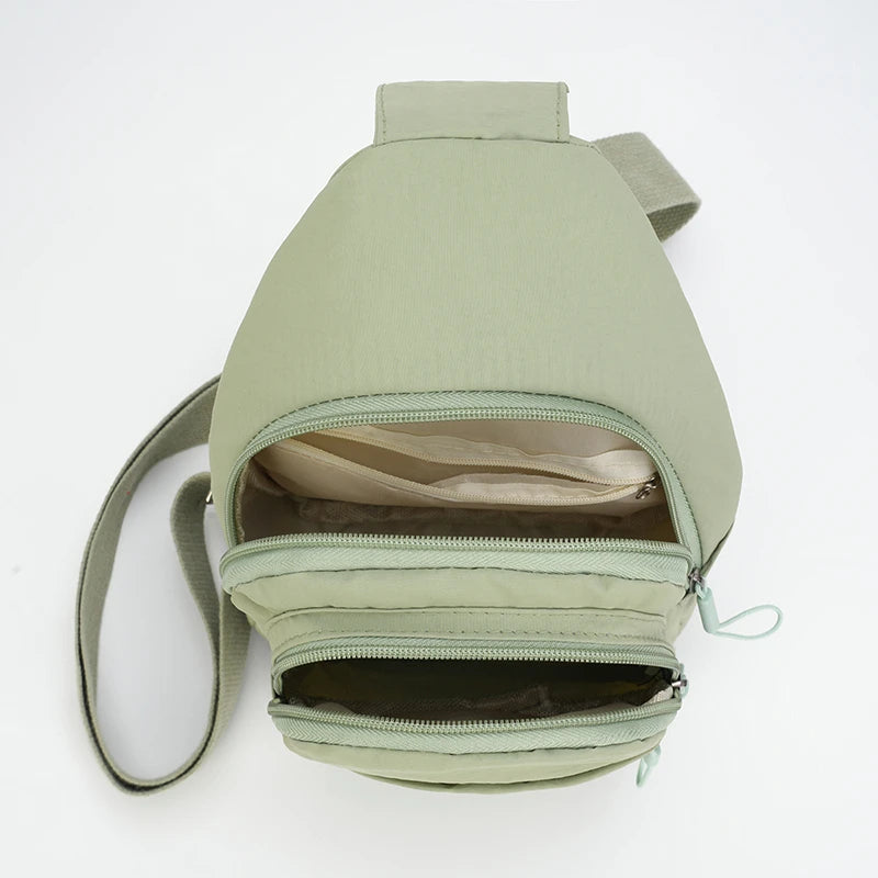 Large Capacity Women's Shoulder Bag Oxford Crossbody Purse Lightweight Travel Pack for Outdoor Hiking Casual Daily
