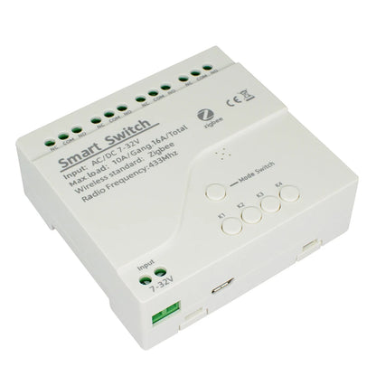 Zigbee Relay Breaker 7-32V 85-250V Switch Module Control Works With Tuya Smart Life App Alexa Google Smartthings Ewelink Hub