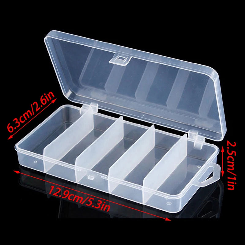 Transparent Plastic Box Rectangular Translucent Packing Box Storage Organizer Case Dustproof Durable Strong Jewelry Container