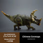 Large-Sized Tyrannosaurus Rex Dinosaur Model Realistic Solid Rubber Hand Puppet Jurassic Figurine - Decorative Gift for Kids And