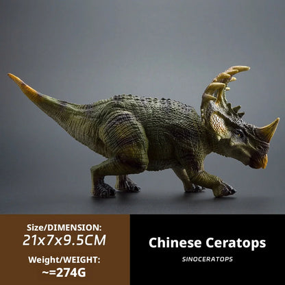 Large-Sized Tyrannosaurus Rex Dinosaur Model Realistic Solid Rubber Hand Puppet Jurassic Figurine - Decorative Gift for Kids And