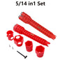 5/8/14 in 1 Multifunction Sink Faucet Wrench Plumbing Double Head Water Pipe Spanner Kit Hand Repair Tool for Bathroom Kitchen