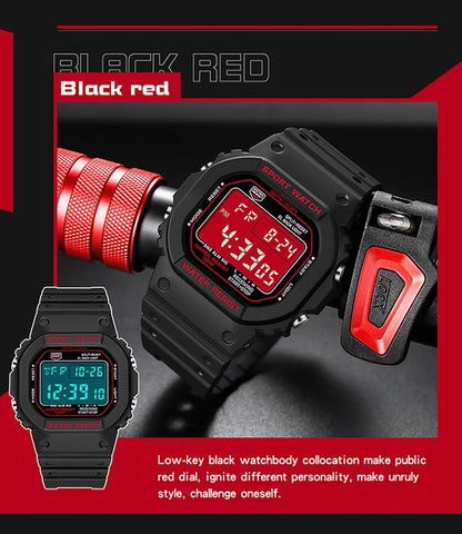 SANDA Fashion Top Brand G Style Digital Men's Watch Luxury Military Sport Waterproof Alarm Stopwatch Clock Men Relogio Masculino