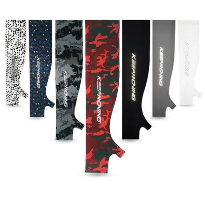 Cooling Arm Sleeves Cycling Half Finger Long Sun Protection Gloves Summer Unisex Outdoor Camouflage Ice Silk Fishing Arm Covers