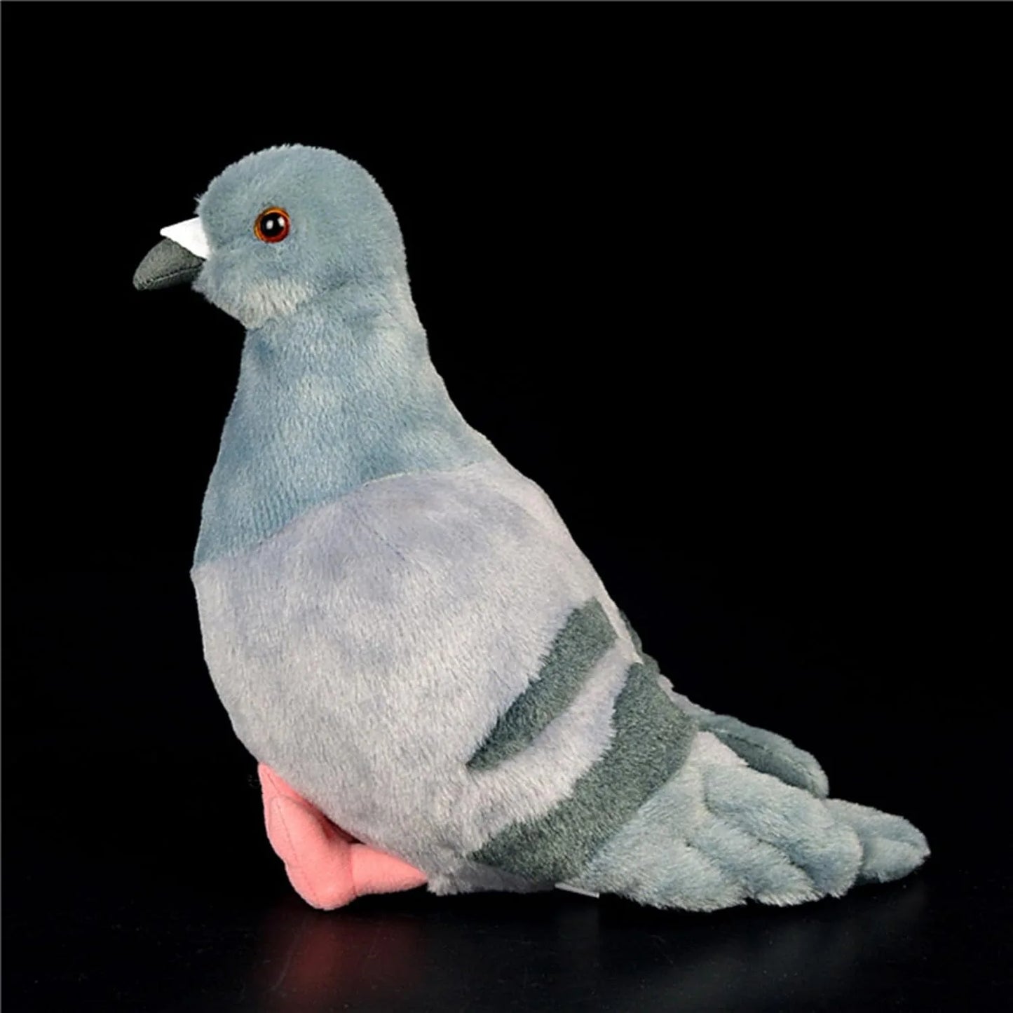 20cm Kawaii Simulated Gray Pigeon Plush Toy Cute Soft Stuffed Animals Plush Dove Bird Doll Collection Model Gifts Home Décor
