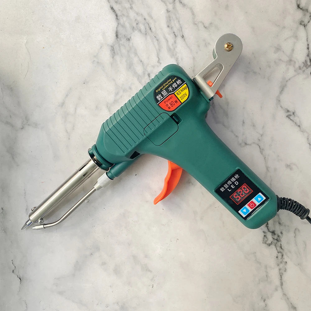 Electric Soldering Iron Gun Hand-held Internal Heating Soldering Iron Automatically Send Tin Gun Soldering Welding Repair Tool