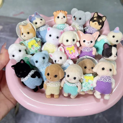 Senbeier Family Photo Series Movable Toys, Dolls, Animal Dolls, Mini Ornaments, House Play Toys