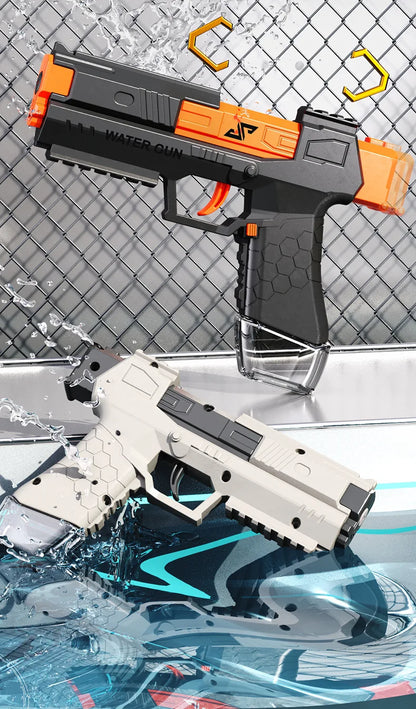 Manual Burst Water Gun for Children High Pressure Non Electric Water Pistol for Kids Summer Outdoor Beach Pool Water Fight Toys
