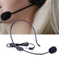 New Portable Wired Microphone 3.5mm Plug Flexible Headset Microphone Video Recording Head-mounted Speech Headset Mic