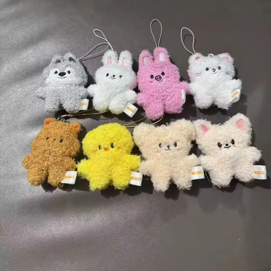 2026 New Straykids SKZ Mini Keychain Pendant New SKzoo FM Field Week 5cm Plush Cartoon Cute Pendant Children's Birthday Toy