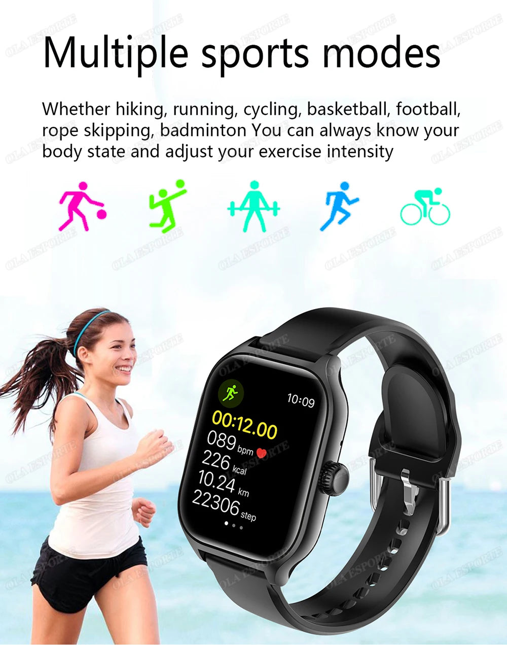 Outdoor Military GPS Smart Watch Men Waterproof Multiple Sport Mode Fitness HD Bluetooth Call Smartwatch Men Women Bracelet Ht30