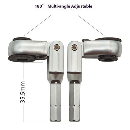 New Socket Torque Wrench Hand Tools 6.35mm Screwdriver Stainless Steel Hexagonal Ratchet Wrench Toughbuilt Mechanic Manual Tools