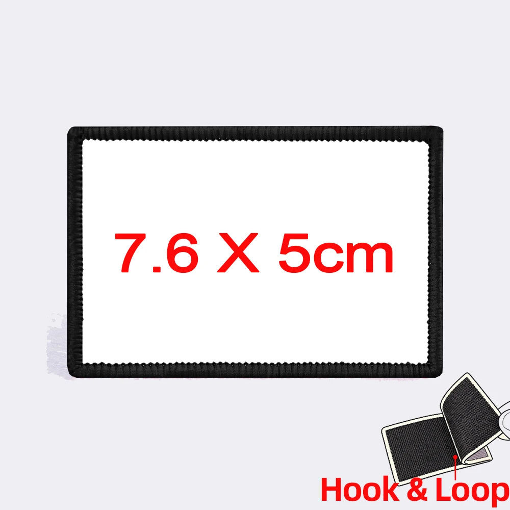 2 PCS Custom Make Your Own Personalized Morale Patch Add Your Photo, Logo, Text Hook and Loop/Sew On/Iron On