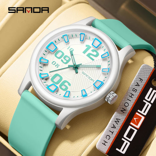 SANDA 3252 Fashion Simple Student Quartz Watch Popular Style Waterproof Suitable For sports And Life And It Is a Gift For Friend
