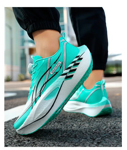 Running Shoes Professional Fitness Carbon Board Men's Sports Marathon Lightweight Women's Comfortable Non Slip Sports Shoes
