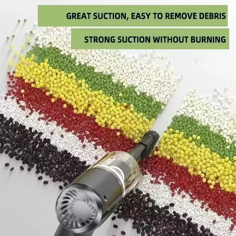 Lenovo 69000Pa 2 In 1 Cordless Handheld Vacuum Cleaner Rechargeable Portable Car Dust Blower Long Battery Cleaner For Home Pet