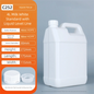 1/2/3/4/5/6/10L Plastic Airtight Bottle with Lid Food Grade HDPE Bucket Sealed Large-Capacity Oil Jerrican Gel Shampoo