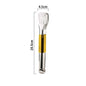 Stainless Steel Food Tongs Pastry Meat Barbecue Clip Anti-Scald Tongs Frying Fish Spatula Clip Bread Clip Household Kitchen Tool