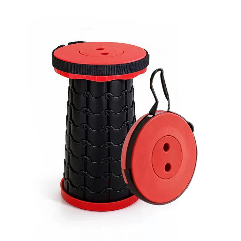 Adjustable Rainbow Telescopic Folding Stool Portable Plastic Retractable Seat Lightweight Outdoor Travel Camping Fishing Stool M