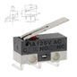 20/100/1000Pcs 3Pin Micro Limit Switch SPDT Momentary Push Button Switch 1A/125V Mouse Switch with Handle Roller