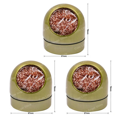 Soldering Iron Tip Cleaner Desoldering Cleaning Ball Tin Remover Soldering Iron Mesh Filter Welding Metal Wire Stand Steel Ball