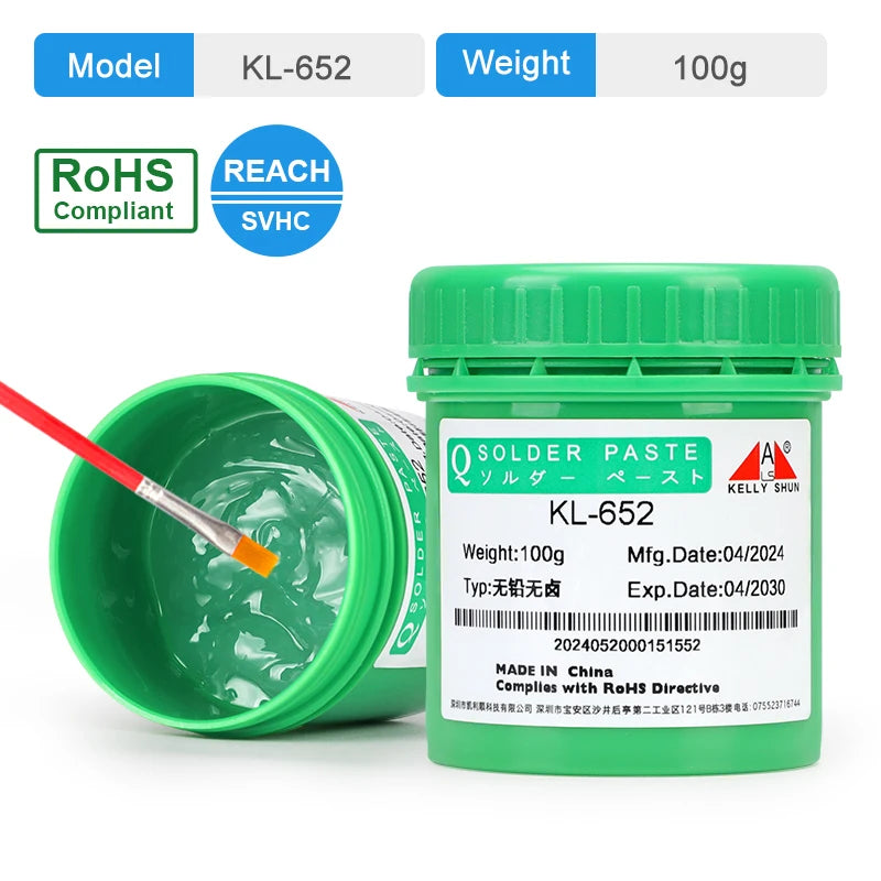 KELLYSHUN Soldering Flux for Welding SMD Desoldering Tin Soldering Paste, BGA Flux, No-Clean Soldering Oil