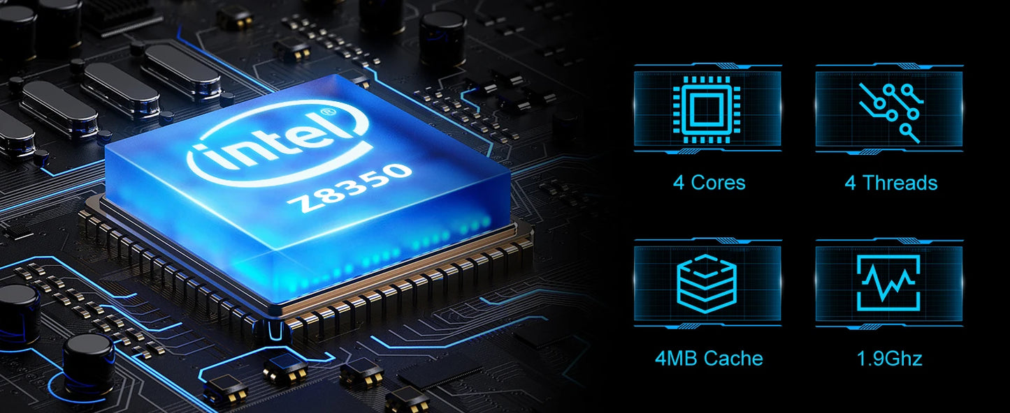 Intel W5 pro Mini PC Computer Stick with Windows 10 Atom Z8350 4GB/8GB RAM 64GB/128GB eMMC WiFI5 Bluetooth 4.0 Built-in Fan