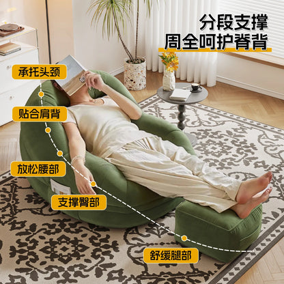 Sofa Balcony Bedroom Lazy Sofa Small Apartment Living Room Single Sofa Can Lie Down and Sit Internet Celebrity Tatami