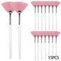 3/9 Pieces Facial Fan Mask Brushes Soft Mask Brush Applicator Esthetician Facial Mask Brushes For Women Girls Cosmetic Tools