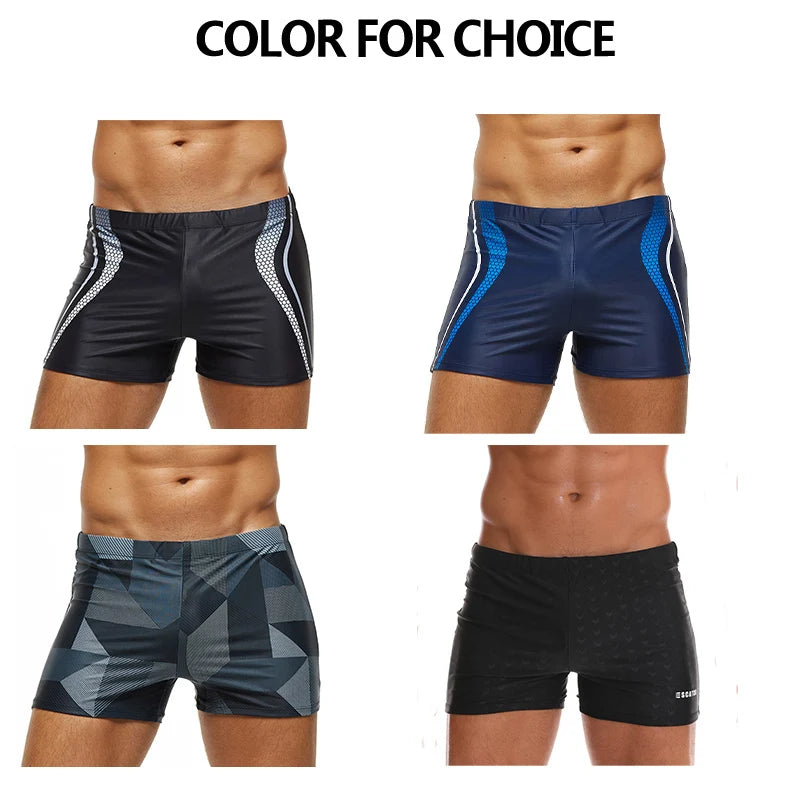 Datifer Brand 2026 Hot Sale Man Swimtrunks Breathable Adjustable Elastic Swimwear Male Swim Briefs  Bañador Hombres Short