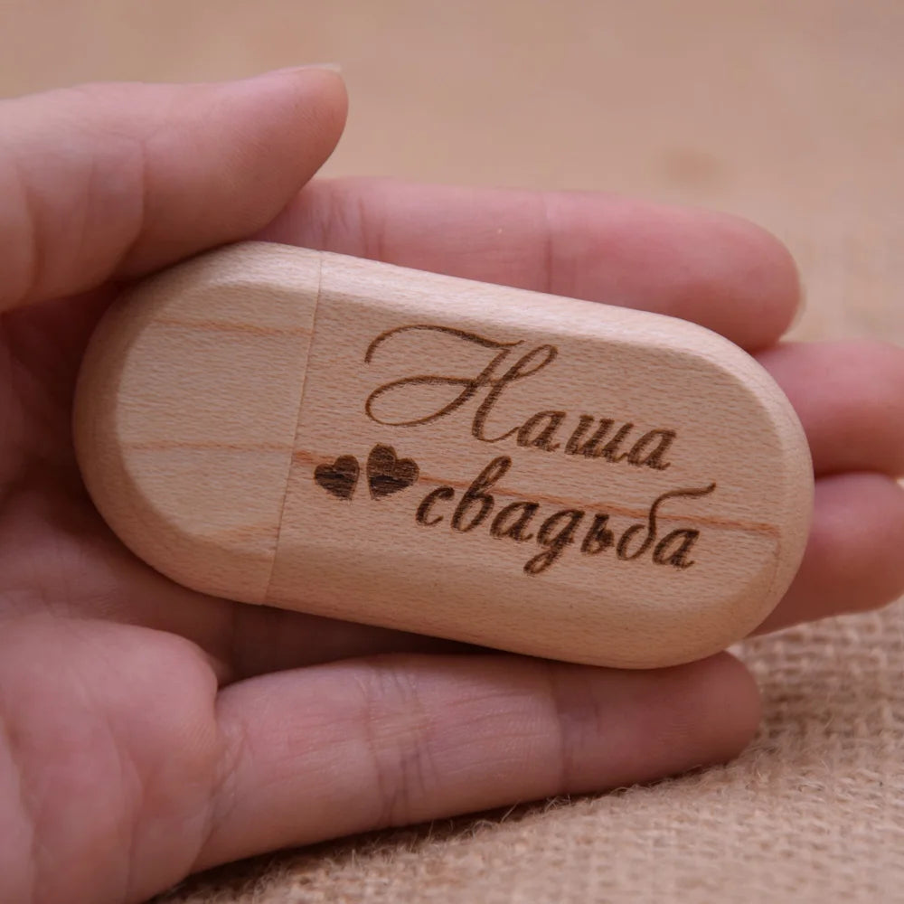 Creative Bamboo and Maple Wood Customize Logo Walnut Pendrive with Key Chain Usb Flash Drive 4GB 8GB 16G 32GB Usb Stick 2.0 Gift