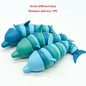 Stress Relief Toys Fidget Toys Kids Adults Funny Buckle Slug Dolphin Shark Anxiety Antistress Squishy Toy Keychain Accessories