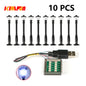 10PCS 0.8mm Pin RGB LED For LEGO Building Blocks USB Lamp DIY Street Light City Electric Decorate 1X1 Brick Compatible All Brand